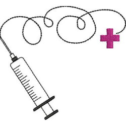 Stickdatei - Spritze Swirls